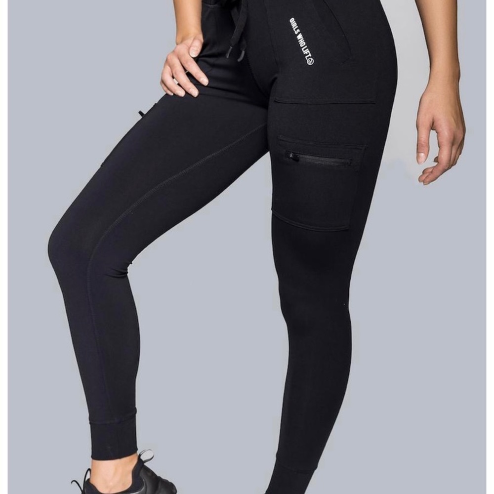 Black joggers